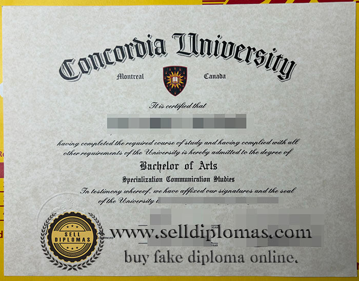 buy fake concordia university diploma