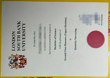 Buy fake London South Bank University diploma.