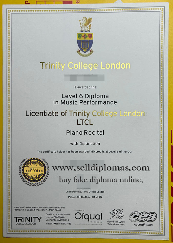 buy fake trinity college london diploma