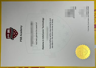 Where to buy fake PSB Academy degree certificate?