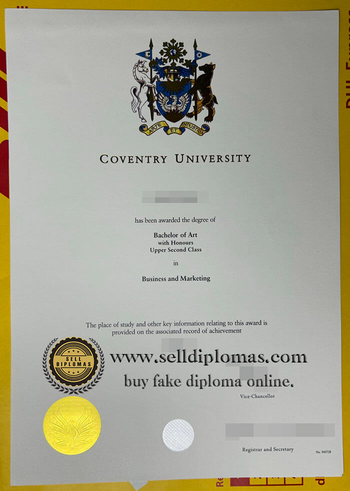 buy fake coventry university diploma