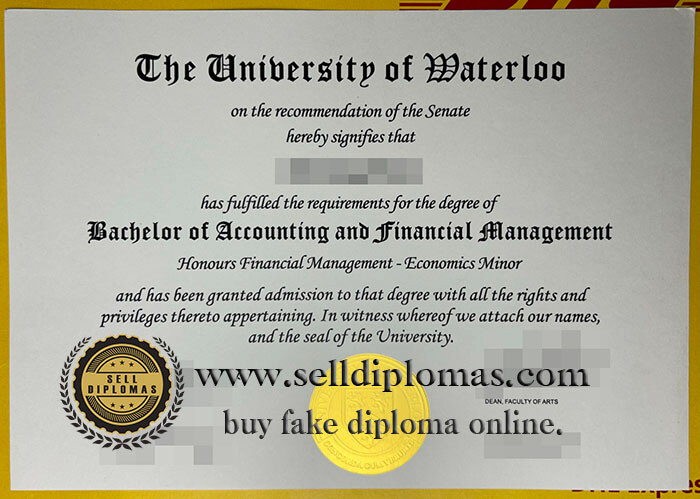 buy university of waterloo diploma