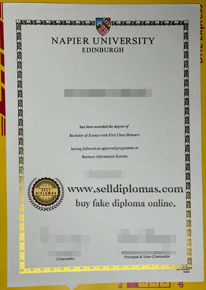 buy fake napier university edinburgh diploma