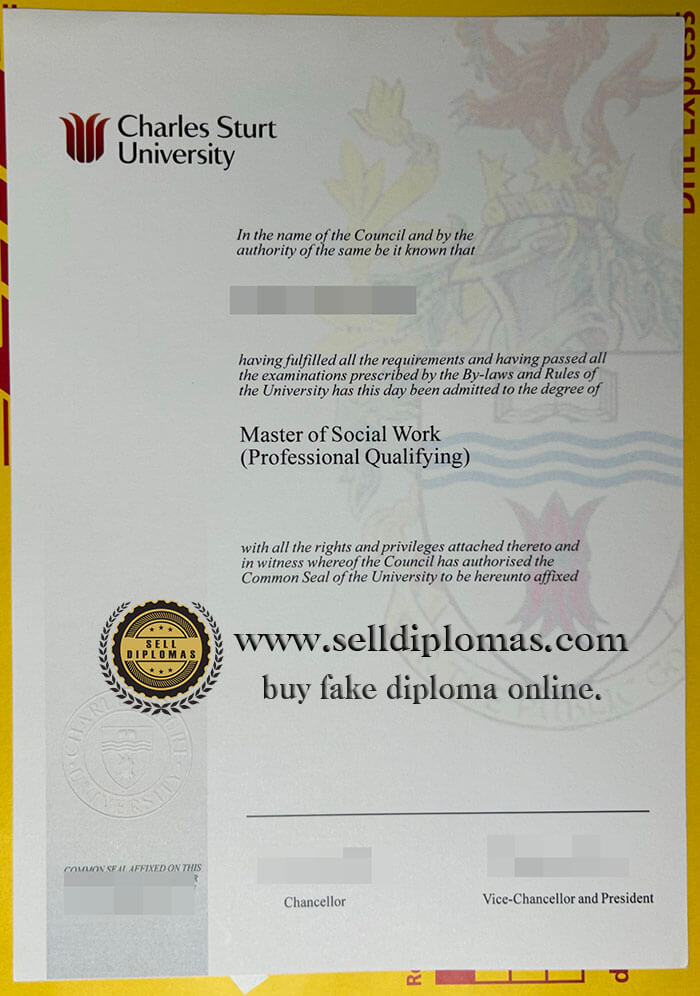 buy fake charles sturt university diploma