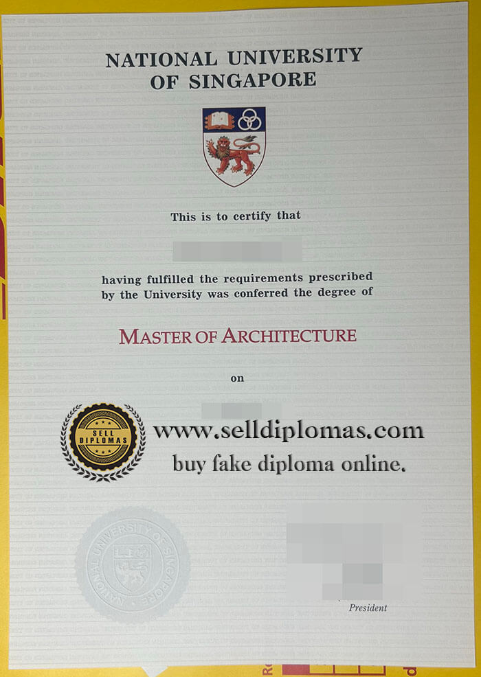 buy fake national university of singapore diploma