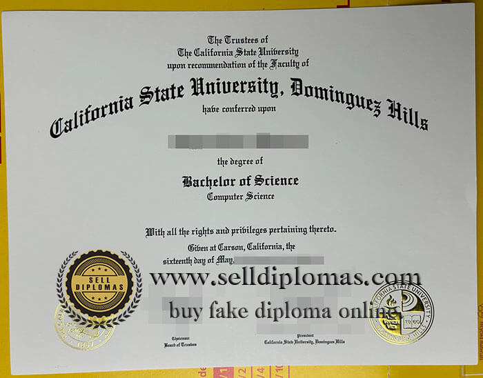 buy fake California State University Dominguez Hills diploma