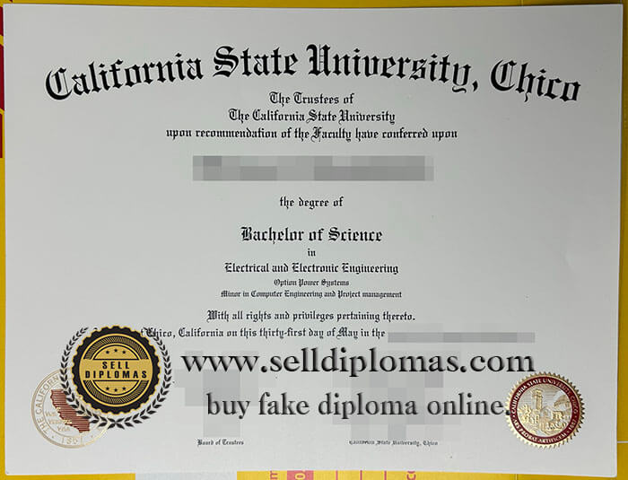 buy fake California State University Chico diploma