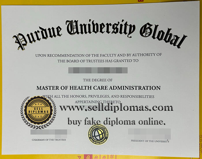 buy fake Purdue University Global diploma