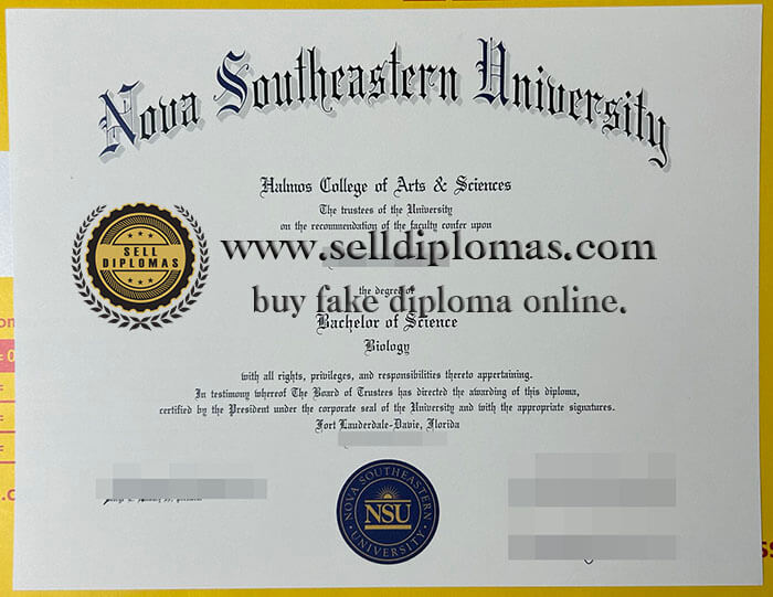 buy fake nova southeastern university diploma