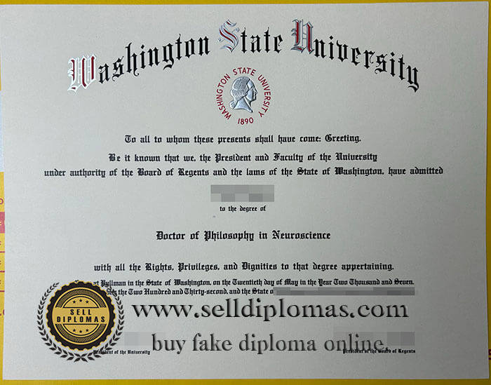 buy fake washington state university diploma