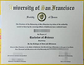 Buy fake university of san francisco degree certificate.