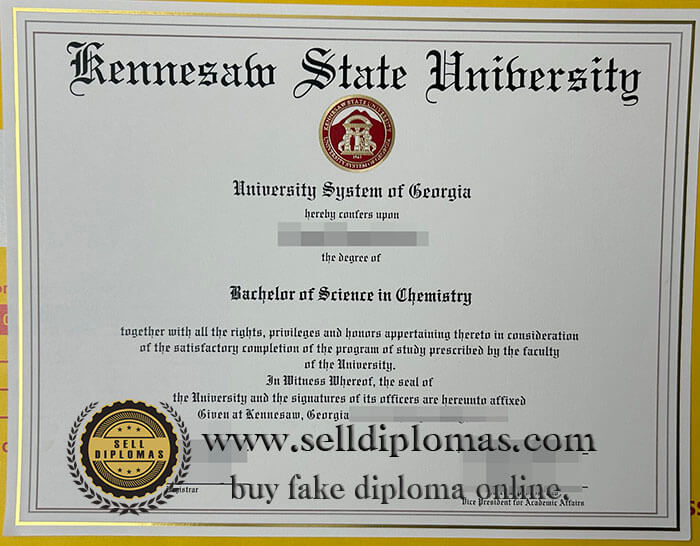 buy fake kennesaw state university diploma