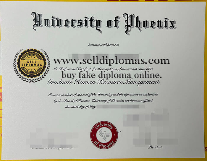 buy fake University of Phoenix diploma