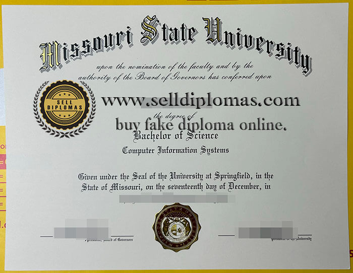 buy fake missouri state university diploma