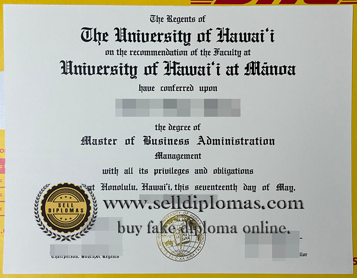 buy fake University of Hawaii diploma