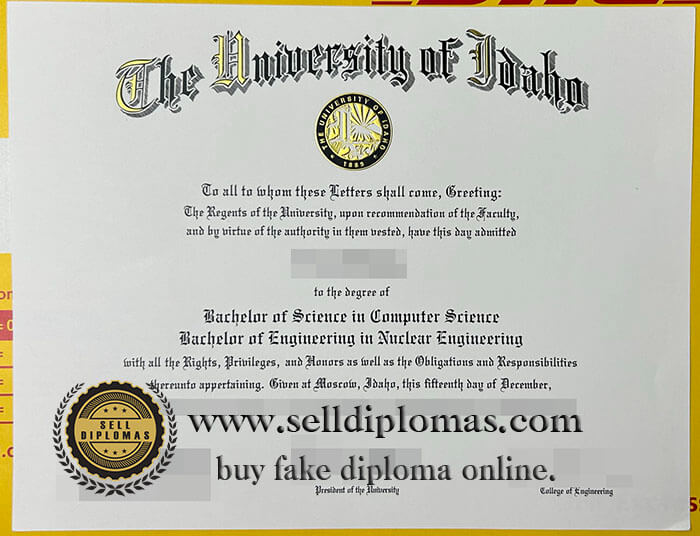 buy fake university of idaho diploma