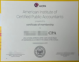 Where to buy fake AICPA certificate online?