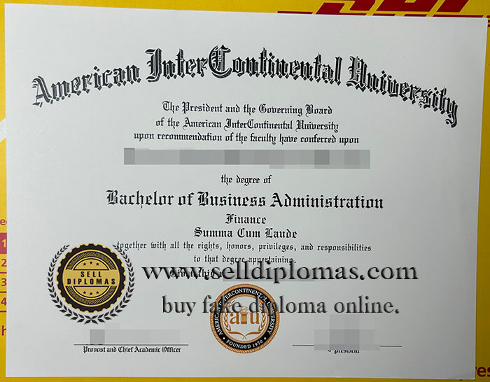 buy fake american intercontinental university diploma