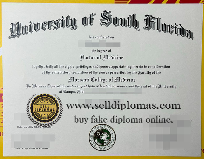 buy fake university of south florida diploma
