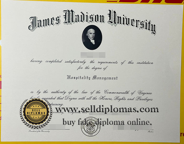 buy fake james madison university diploma