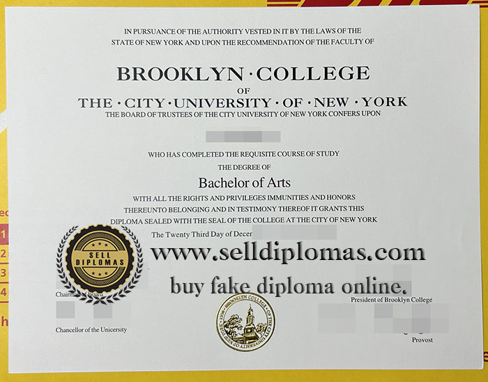 buy fake brooklyn college diploma
