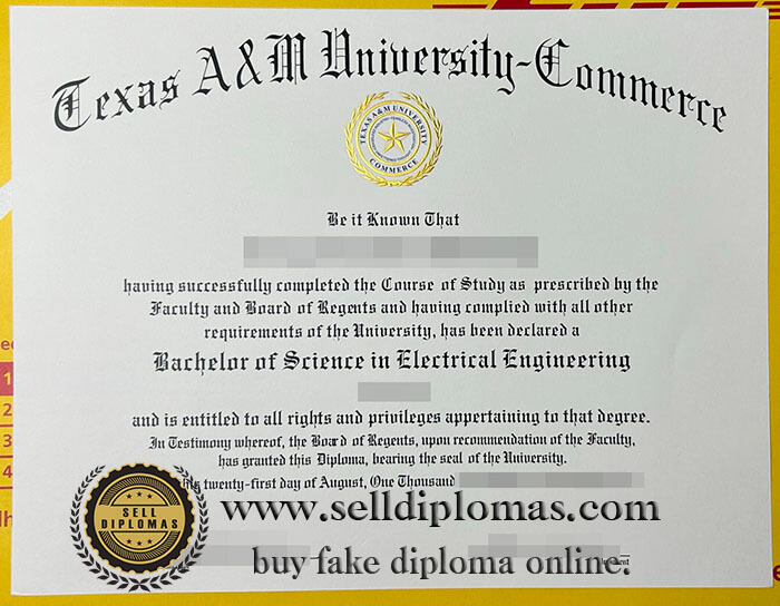buy fake Texas A&M University-Commerce diploma