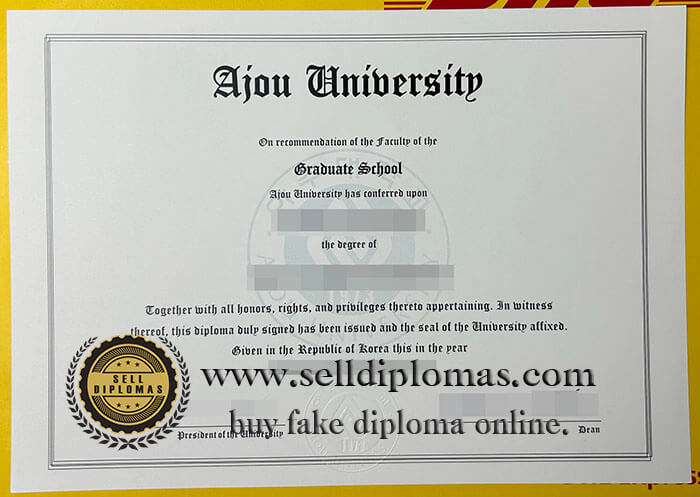 buy fake Ajou University diploma