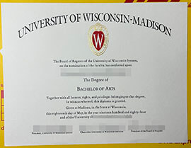 Buy fake University of Wisconsin-Madison diploma