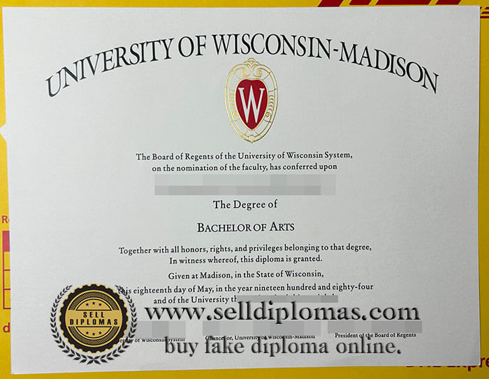 buy fake University of Wisconsin-Madison diploma