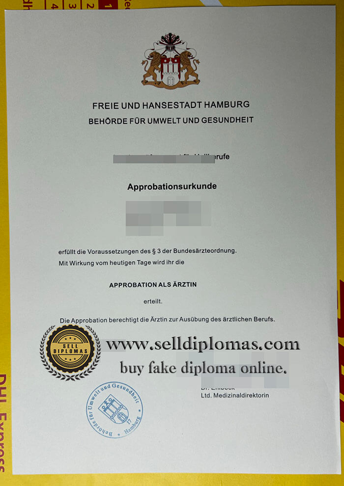 buy fake approbationsurkunde diploma