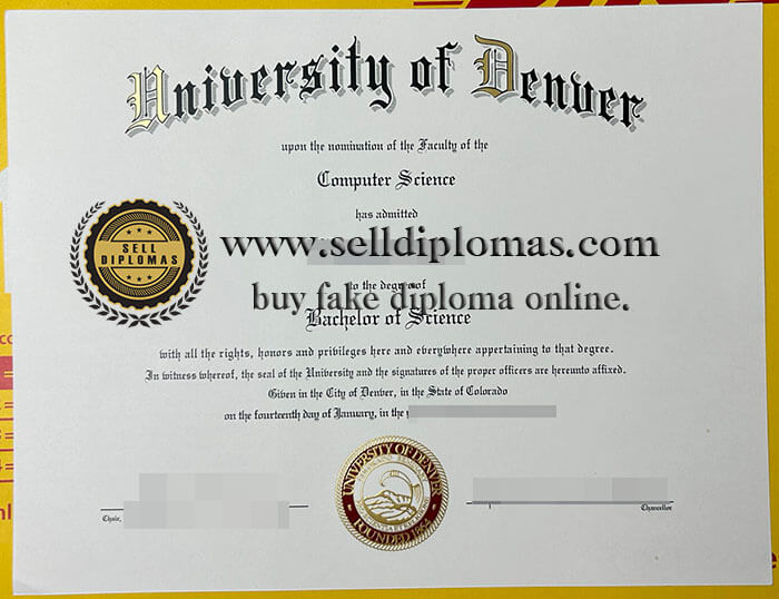 buy fake university of denver diploma