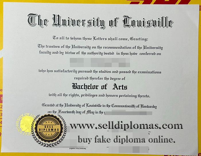 buy fake university of louisville diploma