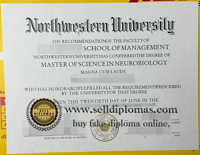 buy fake northwestern university diploma