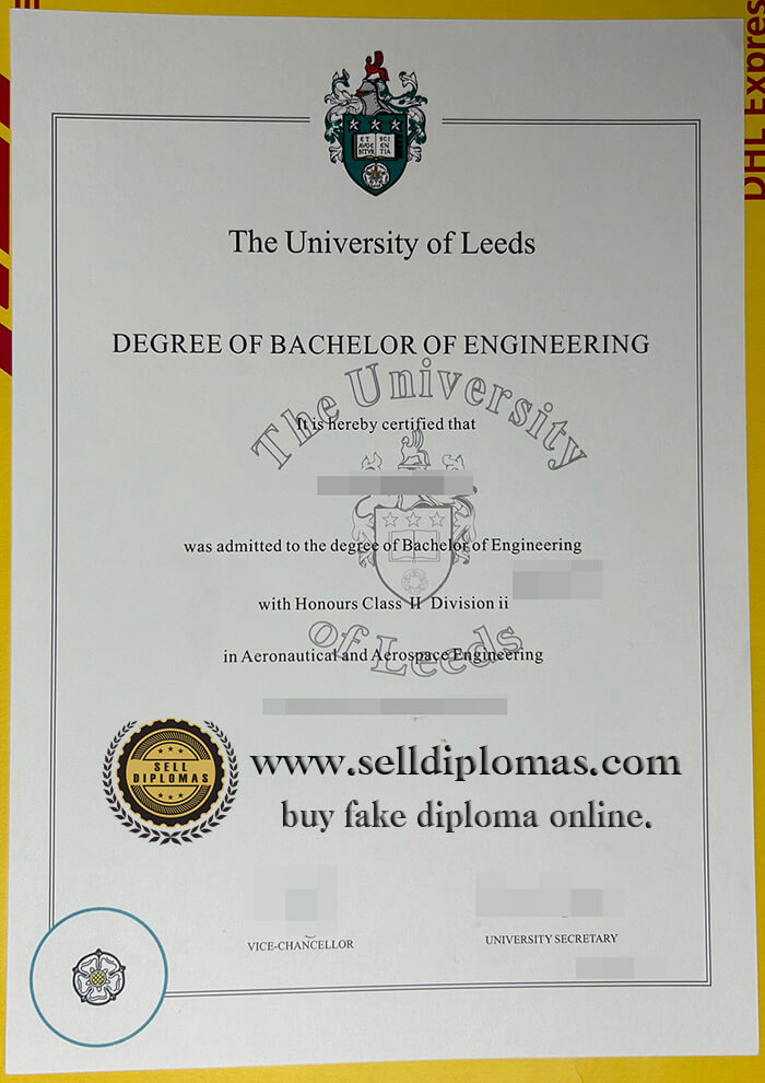 buy fake the university of leeds diploma