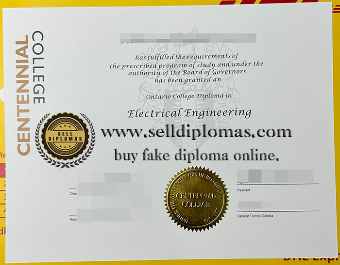 buy fake centennial college diploma