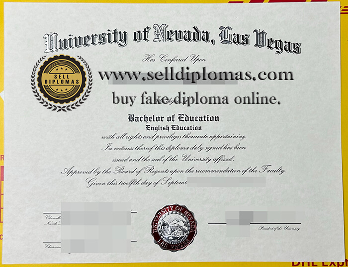 buy fake university of nevada, las vegas diploma
