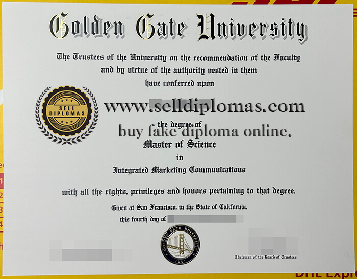 buy fake golden gate university diploma