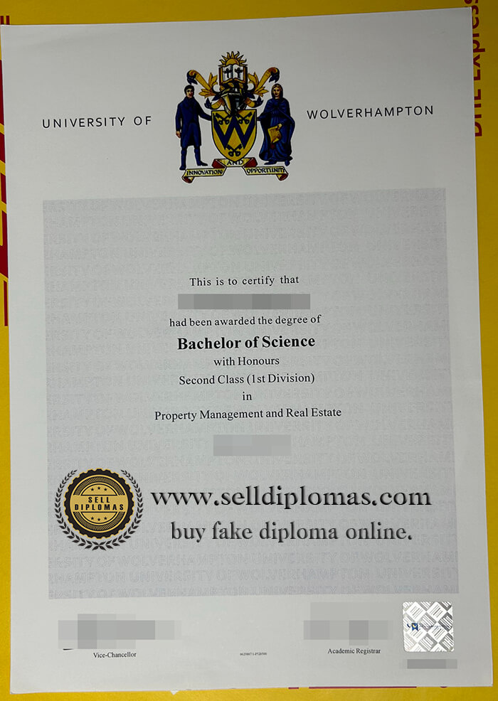 buy fake University of Wolverhampton diploma