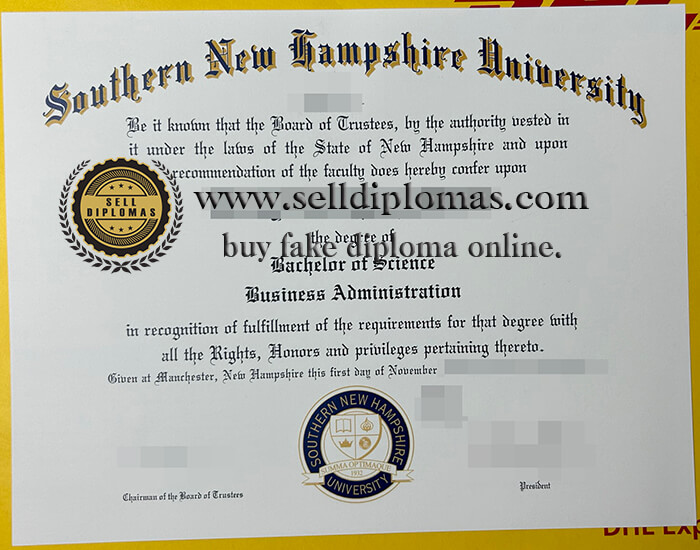 buy fake southern new hampshire university diploma