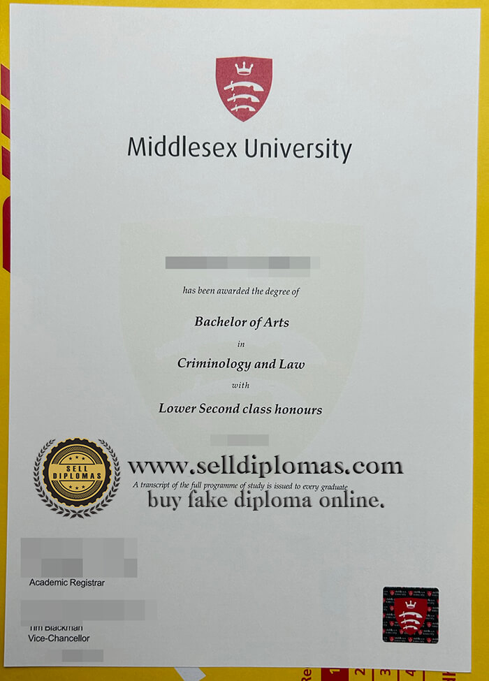 buy fake middlesex university diploma