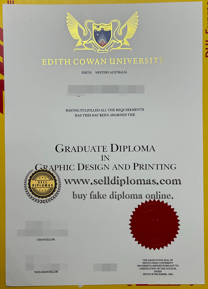 buy fake edith cowan university diploma