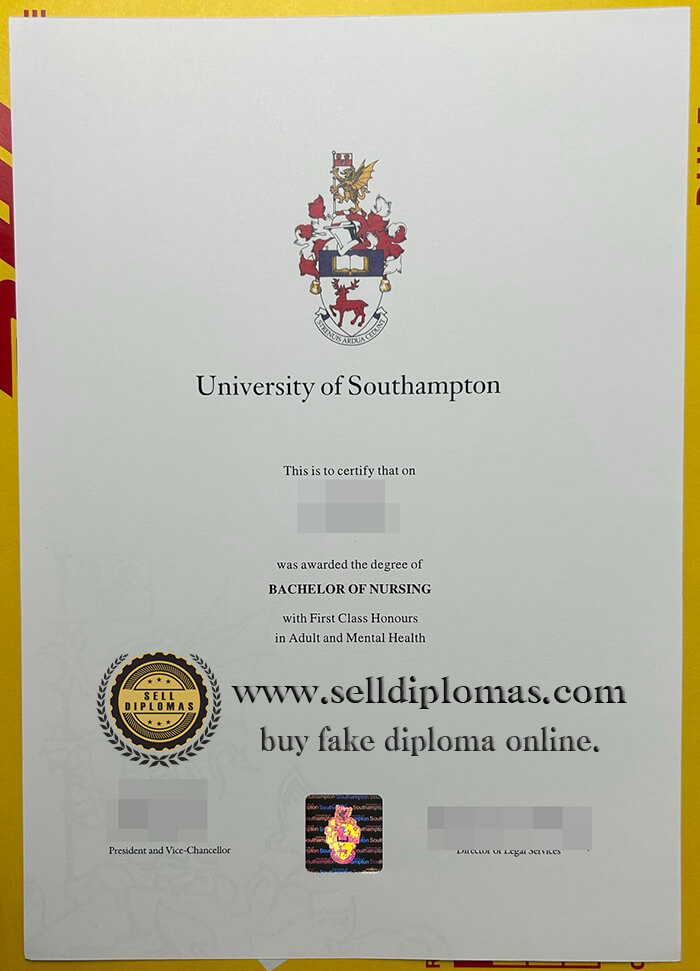buy fake university of southampton diploma