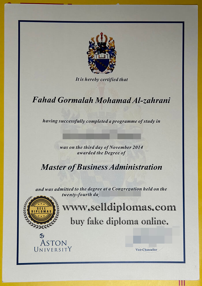 buy fake aston university diploma