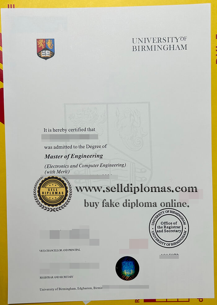 buy fake university of birmingham diploma