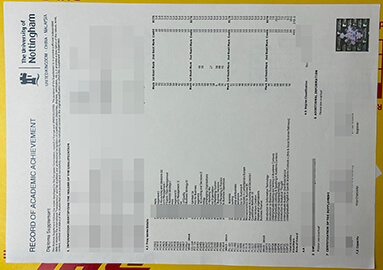 Order fake The university of nottingham transcript.