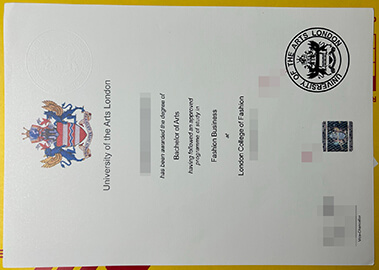 Buy fake University of the Arts London diploma online.