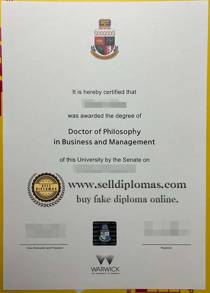 buy fake The university of warwick diploma