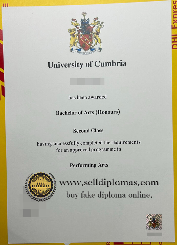buy fake university of cumbria diploma