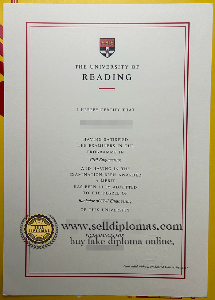 buy fake University of Reading diploma