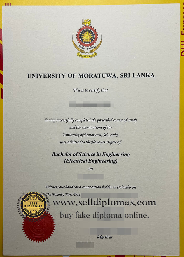 buy fake University of Moratuwa diploma